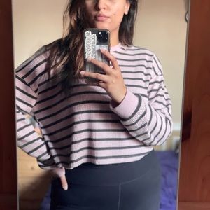 Oversized cropped sweater M/L